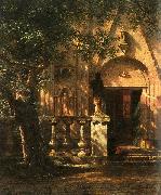 Bierstadt, Albert Sunlight and Shadow France oil painting artist